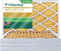 Filterbuy 8x20x2 MERV 11 Pleated HVAC AC Furnace Air Filters (4-Pack)
