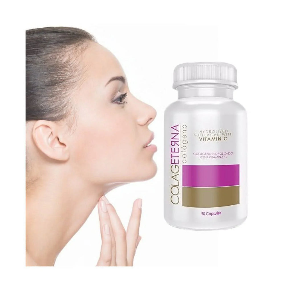 Colageterna Hydrolyzed Collagen with Vitamin C - 90 Caps