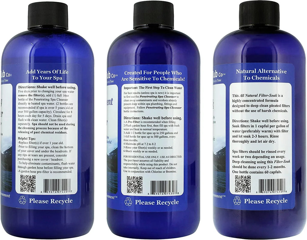 The Natural Hot Tub Company   all natural start up kit spa treatment it's t