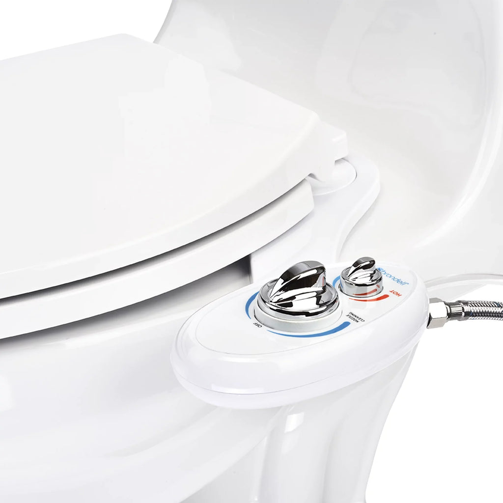 Brondell SouthSpa Left Handed Dual Temperature Bidet Attachment, All Accessories Included