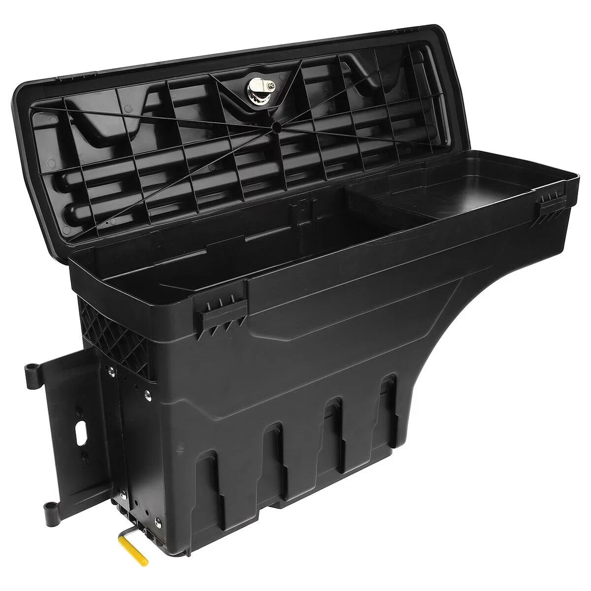Driver Side Truck Bed Storage Box ToolBox For F150 Maxima Styleside Bed Fits select: 2004 FORD F150 SUPERCREW, 2005-2009 FORD F150