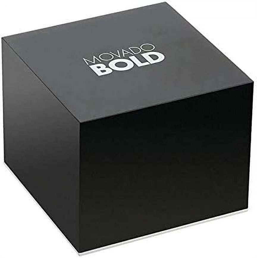 Movado Women's Bold Ceramic Swiss Quartz Watch with Stainless Steel Strap, Two Tone, 18 (Model: 3600801)