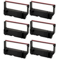 PrinterDash Compatible Replacement for Star-Micronics MP-200 Series/MP-235/MP-242/MP-292/MP-512/SP-200 Series/SP-212/SP-242/SP-500/SP-2000 Black/Red P.O.S. Printer Ribbons (6/PK) (STR011070)