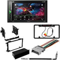 KIT4854 Bundle for 2002-2004 Chevrolet S-10 Pickcup W/ Pioneer AVH-241EX Double DIN Car Stereo with Bluetooth/Backup Camera/Install Kit/in-Dash DVD/CD AM/FM 6.2" Touchdisplay Digital Media Receiver