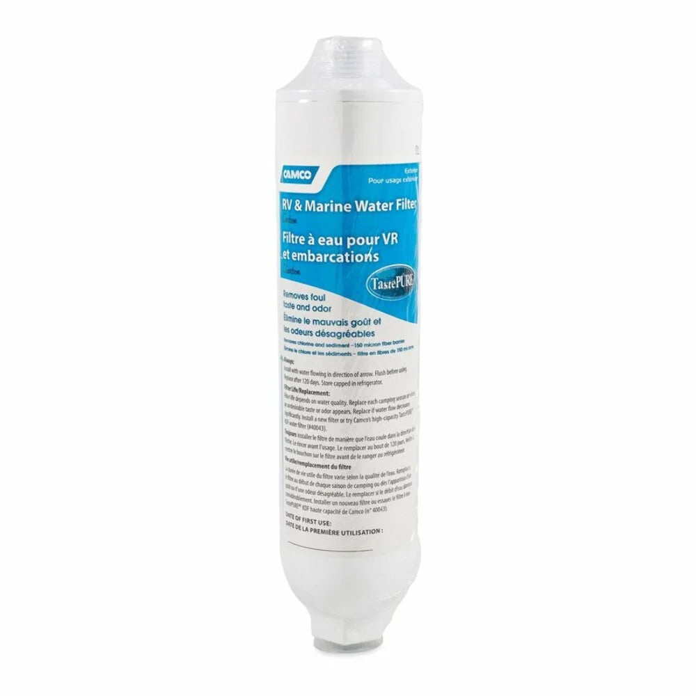 Camco 40646 - TastePURE KDF 2.5 GPM White Water Filter