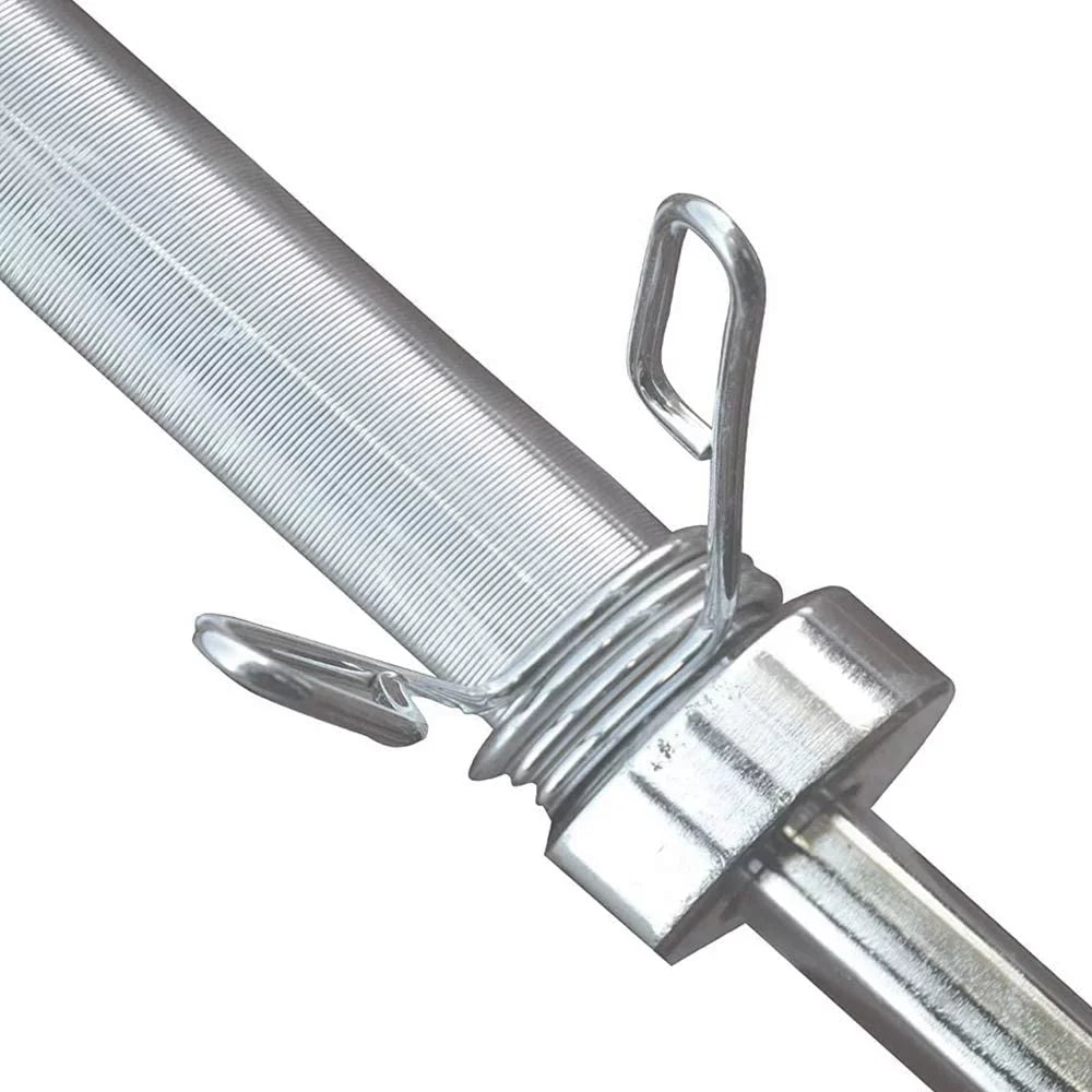 Olympic Weightlifting Barbell Bar 86" - Heavy-Duty Straight Bar for 2-inch Weight PLatitudees - 330 lb. Weight Capacity