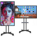 Smart Board, 43 Inch JYXOIHUB Interactive Whiteboard, Electronic Whiteboard, Screen Mirroring from Android and iOS for Live Streaming, for Advertising Display and Classroom (Wall Mount inclued)