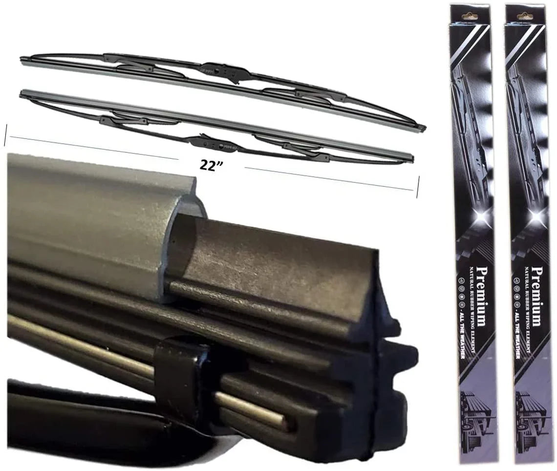 Quarter Fender Set 24" x 24" Stainless Steel For Peterbilt 579 386 Semi Trucks - All mounting Hardware Included Plus 2x22 Windshield Wipers and 2x Kozak Face Masks