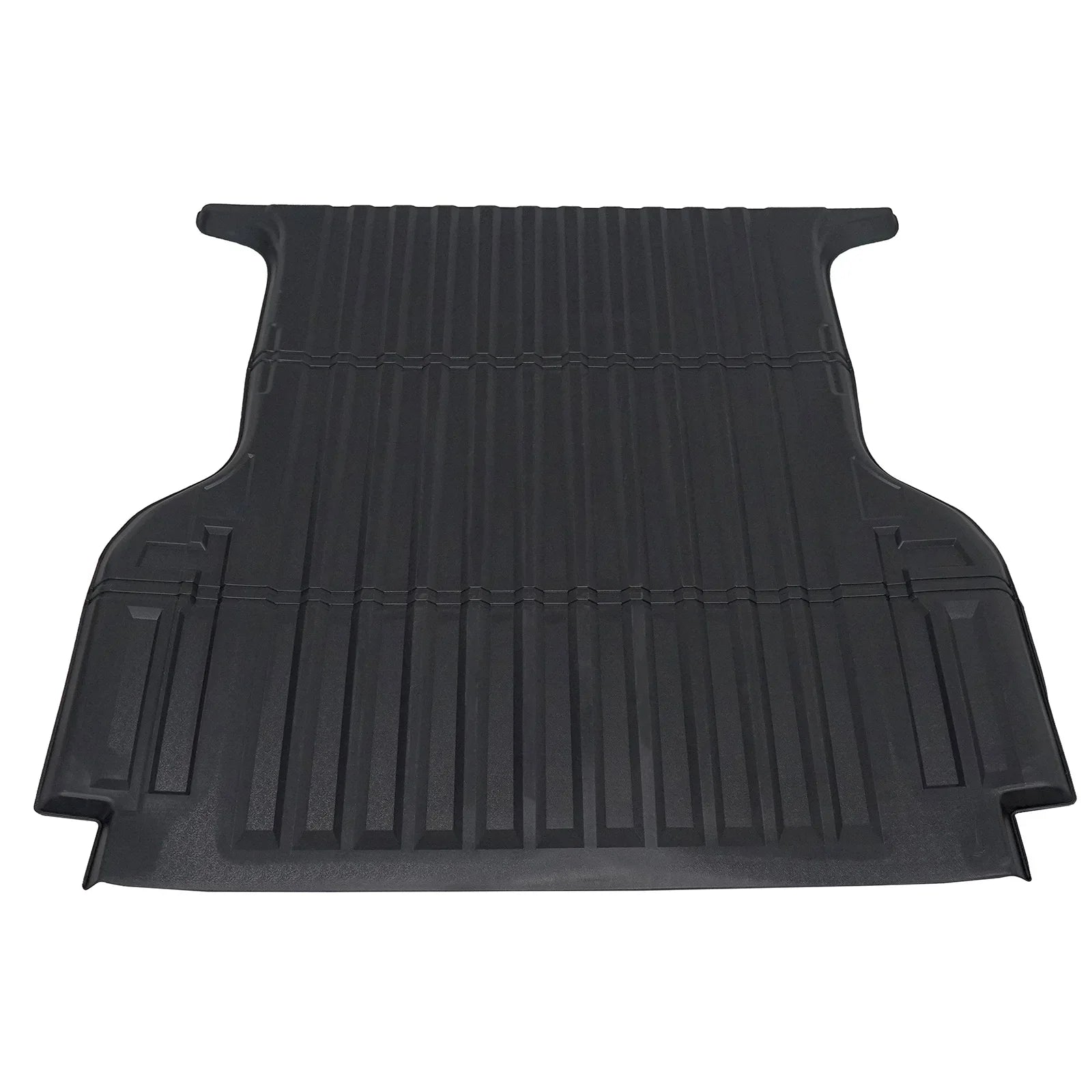 Ikon Motorsports Truck Bed Mat Compatible With 2019-2024 Ford Ranger Super Crew Cab 5Ft Short Bed, Black Rear Storage Floor Liner TPE Cargo Guard All Weather 3D Heavy Duty Trunk Flooring Protector