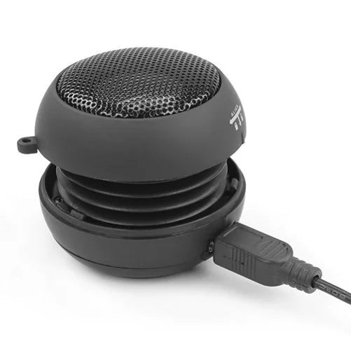 Portable Wired Speaker for Moto G Stylus (2022) Phone - Audio Multimedia Rechargeable Black Compatible With Motorola Moto G Stylus (2022)