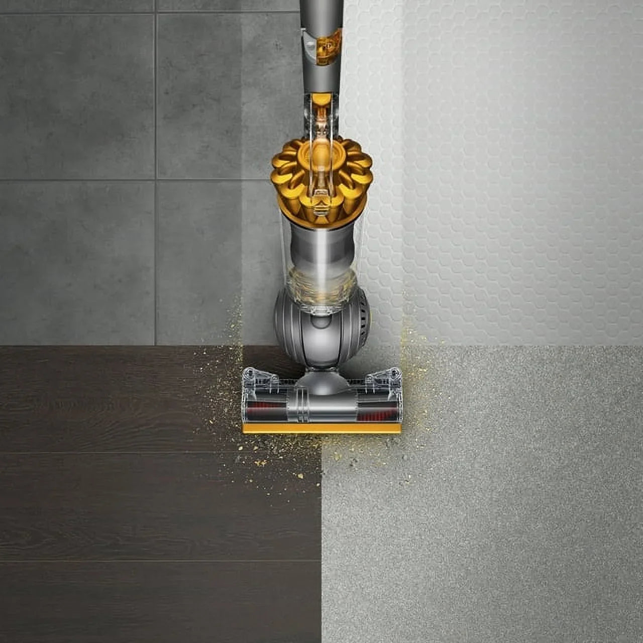 Open Box Dyson UP19 Ball 2 Upright Vacuum Yellow/Iron 334175-02 NO ACCESSORIES