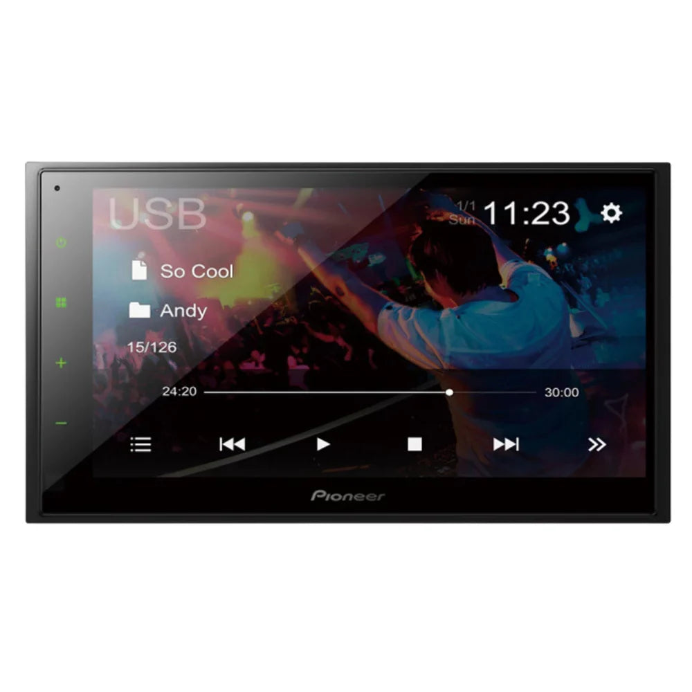 Restored   Pioneer DMH-341EX 6.8" Digital Multimedia Receiver w/ Backup Camera (Refurbished)