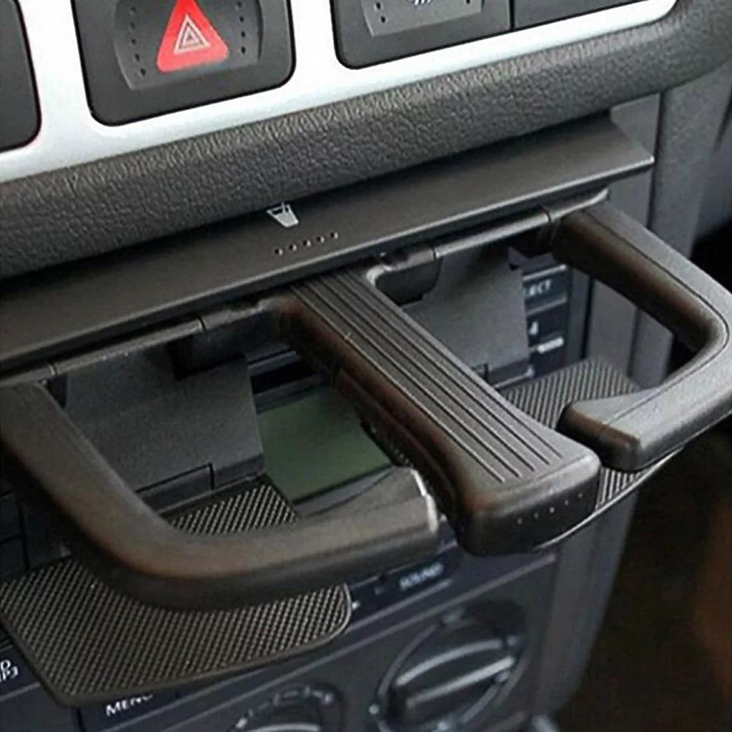 Universal Front Dashs Car Cup Holder Sliding for Bora Golf MK4 VW 's B6 A3/A4/A5/A6/Q5/Q7 Black
