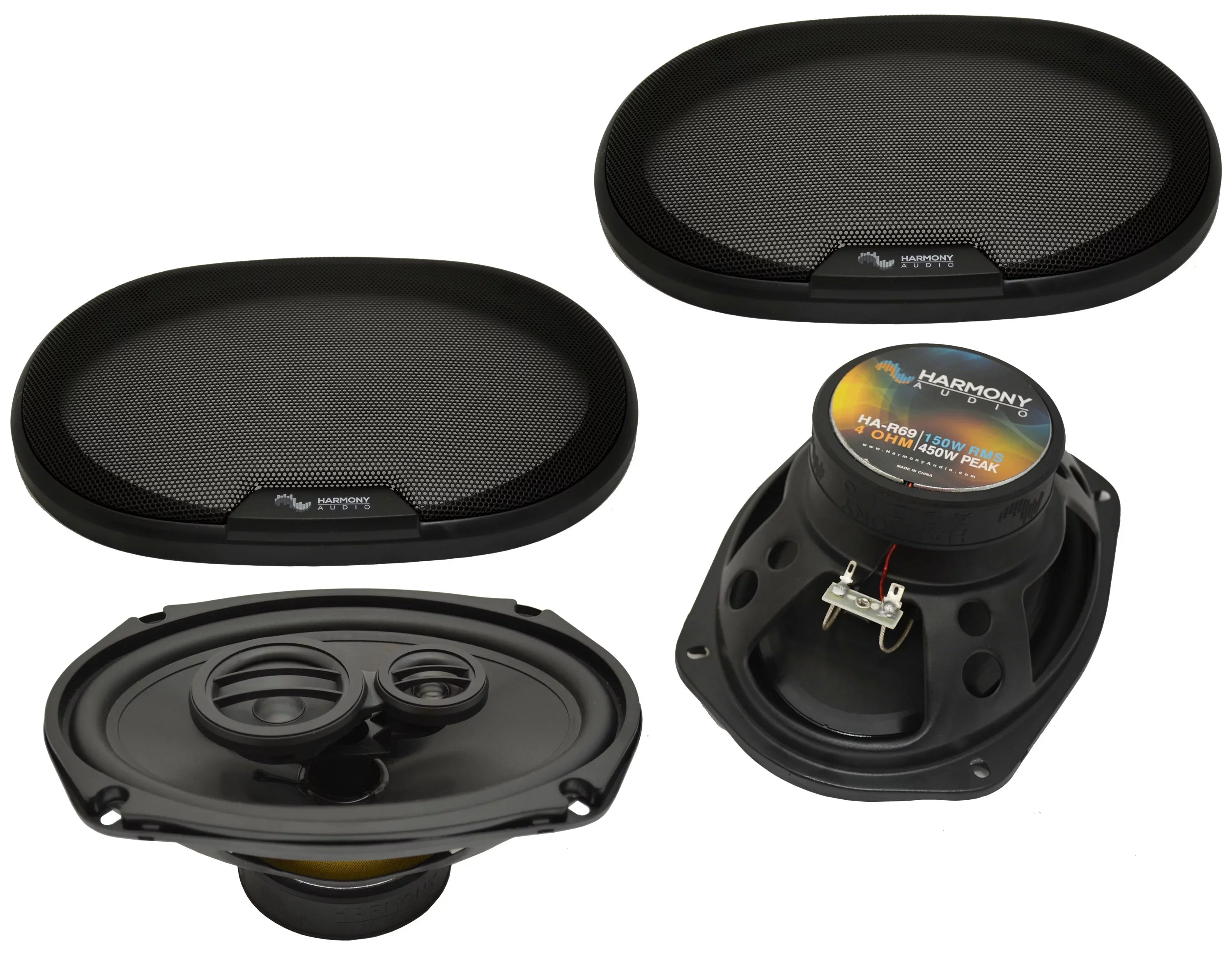 Fits Buick Park Avenue 1988-1994 Rear Deck Replacement Harmony HA-R69 Speakers