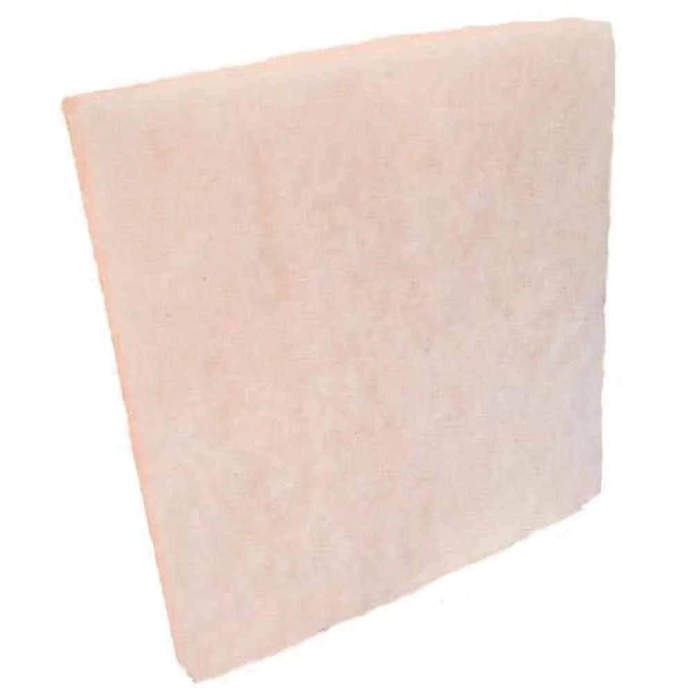 HVAC/Air Filter Media Roll, Orange/White MERV8 Polyester Media with a Heavy Dry Tackifier - 1 inch x 25 inch x 10 Foot