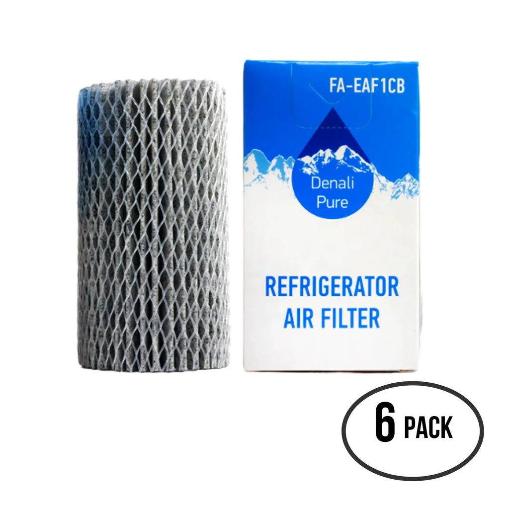 6-Pack Replacement for Electrolux EI24WC75HS0 Refrigerator Air Filter - Compatible with Electrolux EAF1CB, 46-9917 Fridge Air Filter