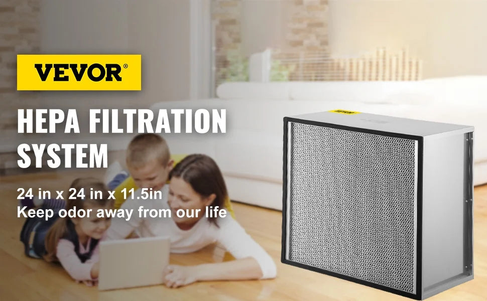 BENTISM 24''x24''x11.5'' HEPA Filter for Laminar Flow Hood 99.97% Efficient, 3 Microns