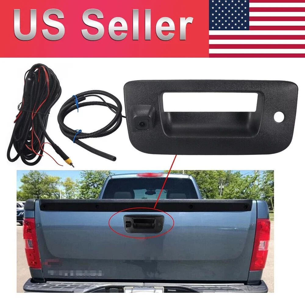 Paddsun For Chevy Silverado/GMC Sierra Rear View Backup Tailgate Handle Camera 07-13