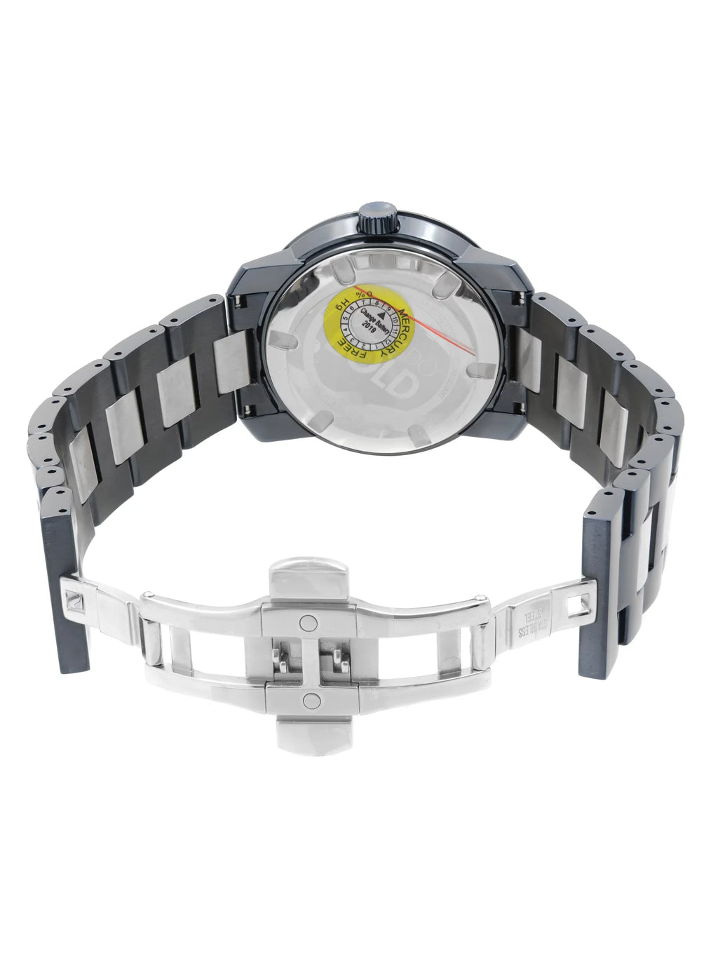 Movado Bold 42.5mm Blue Ion PLatitudeed Stainless Steel Quartz Mens Watch 3600422