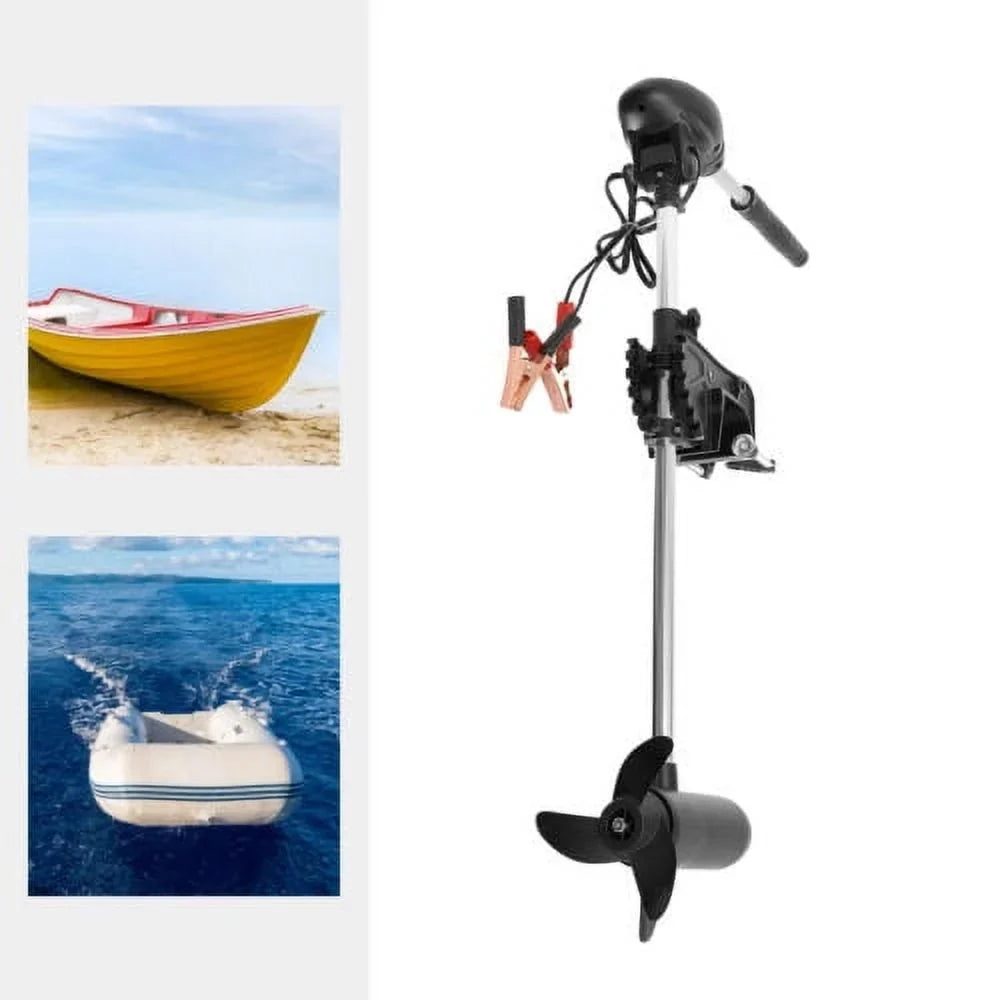 12V 60lbs Foldable Electric Trolling Motor Outboard Motor Fishing Boat Engine