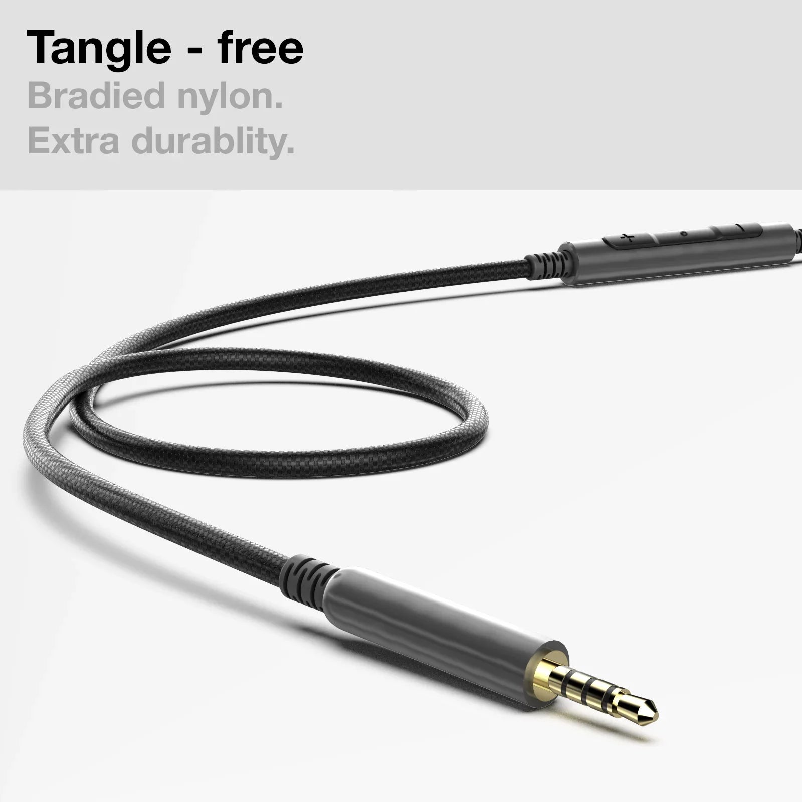 Thore Audio Cable QC25 / QC35 / Noise Canceling 700 Headphones with Type USB C Connector - Replacement 2.5mm Aux Cable w/ Mic Remote/ Volume Control