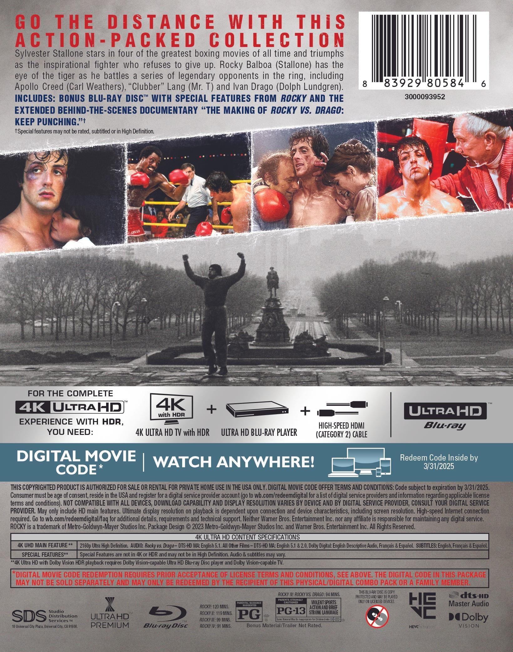 Rocky: The Knockout Collection (4K Ultra HD)