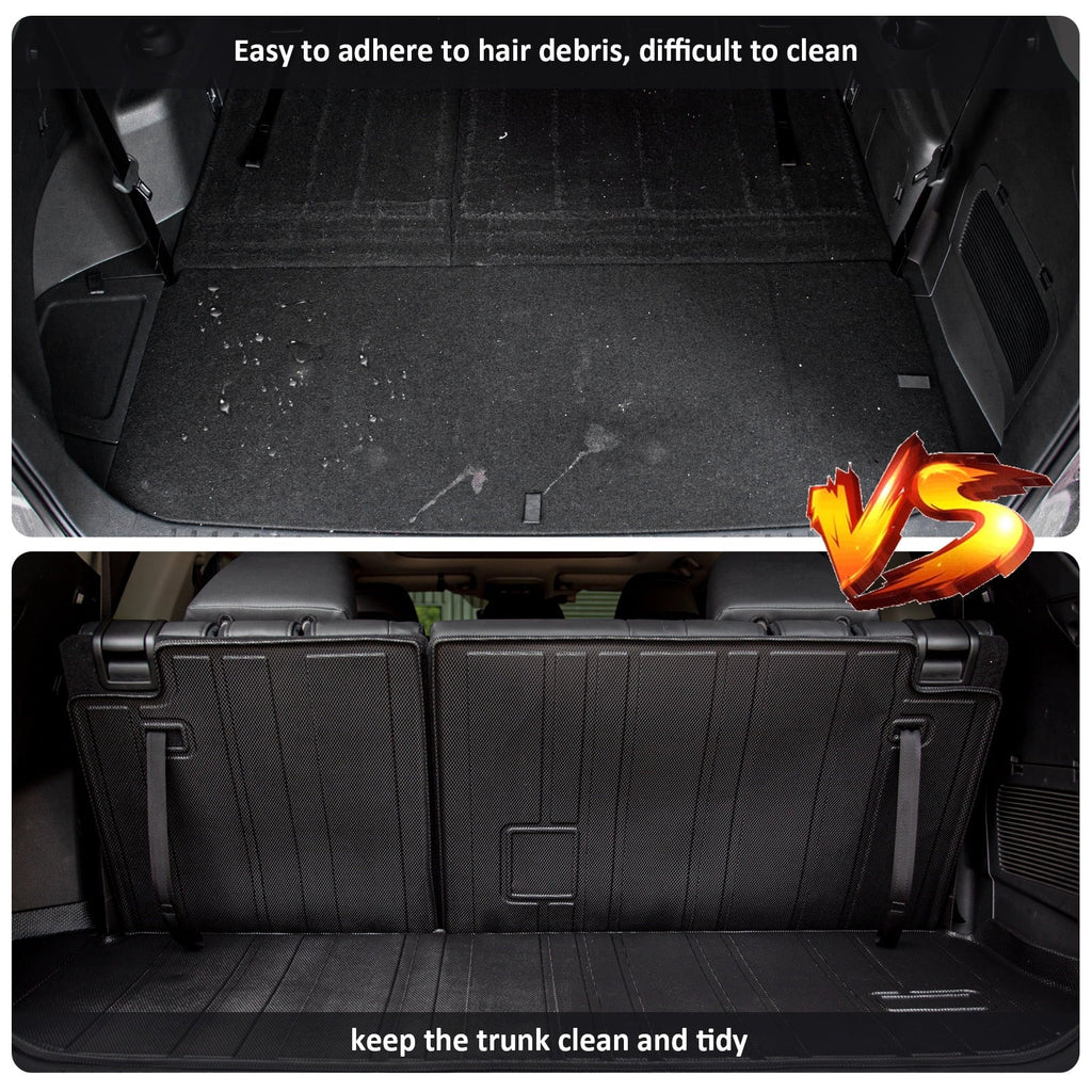 Fit 2020-2024 Toyota Highlander Trunk Mat with Backrest Mats Car Cargo Liner Highlander Accessories