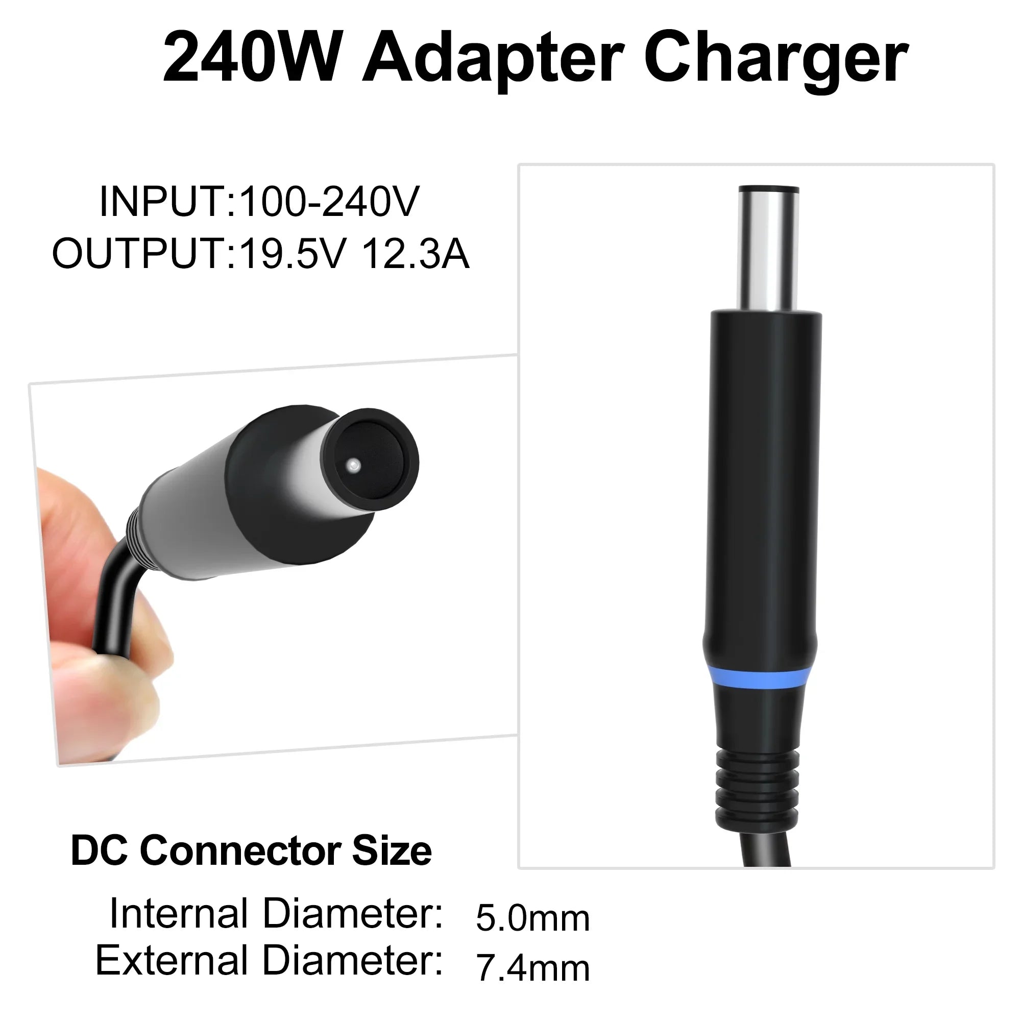 240W 180W  AC Adapter Laptop Charger Fit for  Alienware 15 17 R1 R2 R3 R4 R5 M15 M17 M11X M14X M17X G3 G5 G7 Precision 7710 7540 M6400 M6500 M6700 M6800 M4300 Power Supply Cord