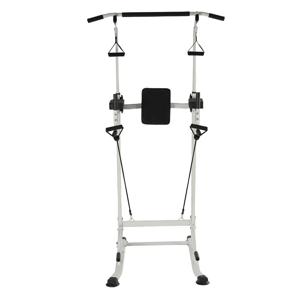 Home Gym Power Tower Dip Station Chin Up Bar Power Tower Pull Push Home Gym Black Adjustable Height