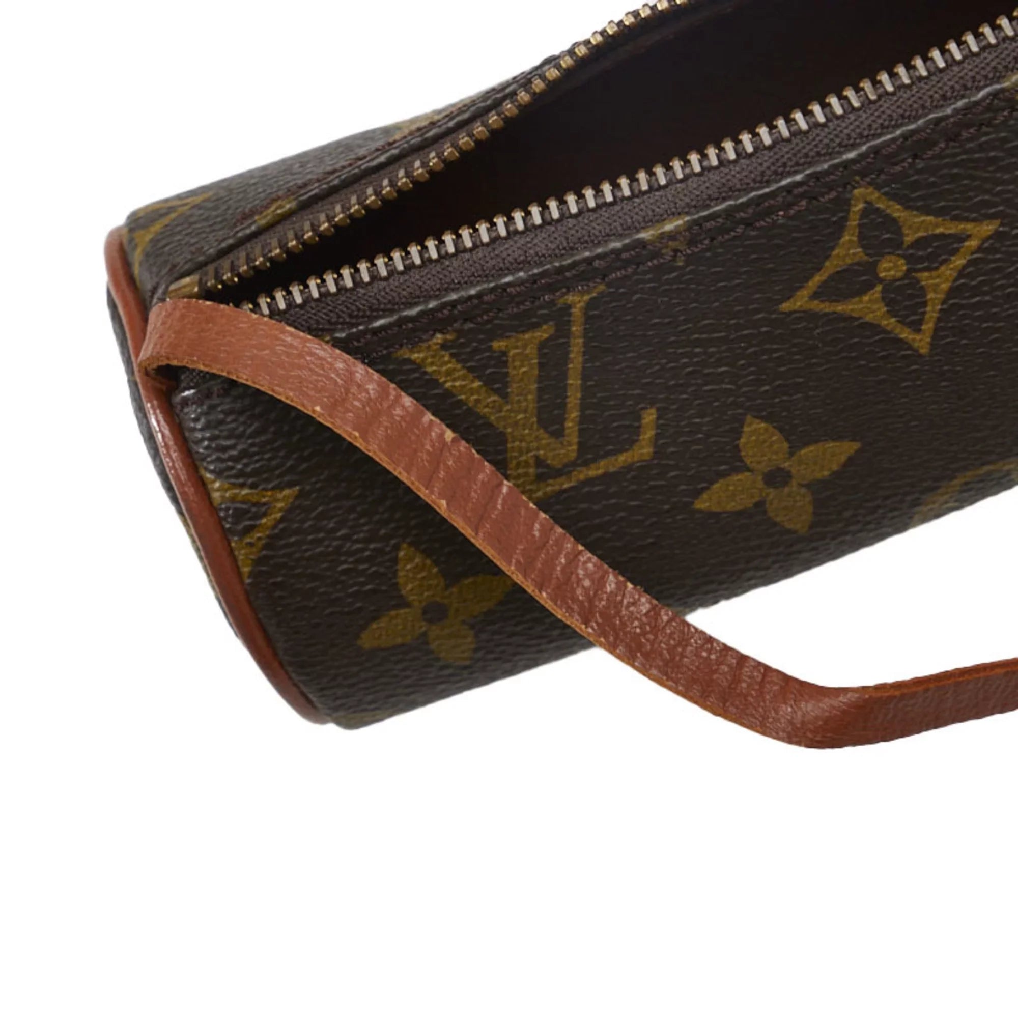 Pre-Owned Louis Vuitton Monogram Papillon 30 (Old) Handbag M51385 Brown PVC Leather Ladies LOUIS VUITTON (Good)