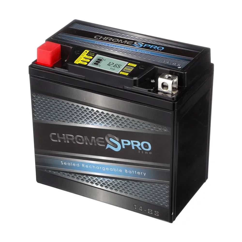 Chrome Pro Battery Ytx14-Bs Igel Atv Battery For Honda 450Cc Trx450 Fourtrax Foreman S Es 2002