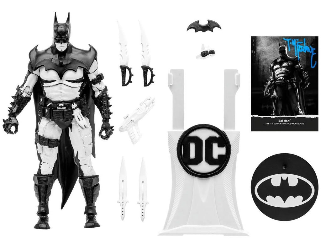 DC Multiverse Batman Sketch Edition Gold Label 7" Action Figure EE Exclusive