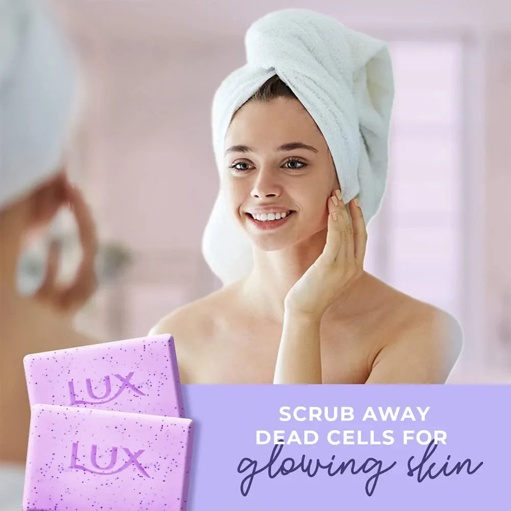 Lux Lavender & Vitamin C Exfoliating Soap 5X125G
