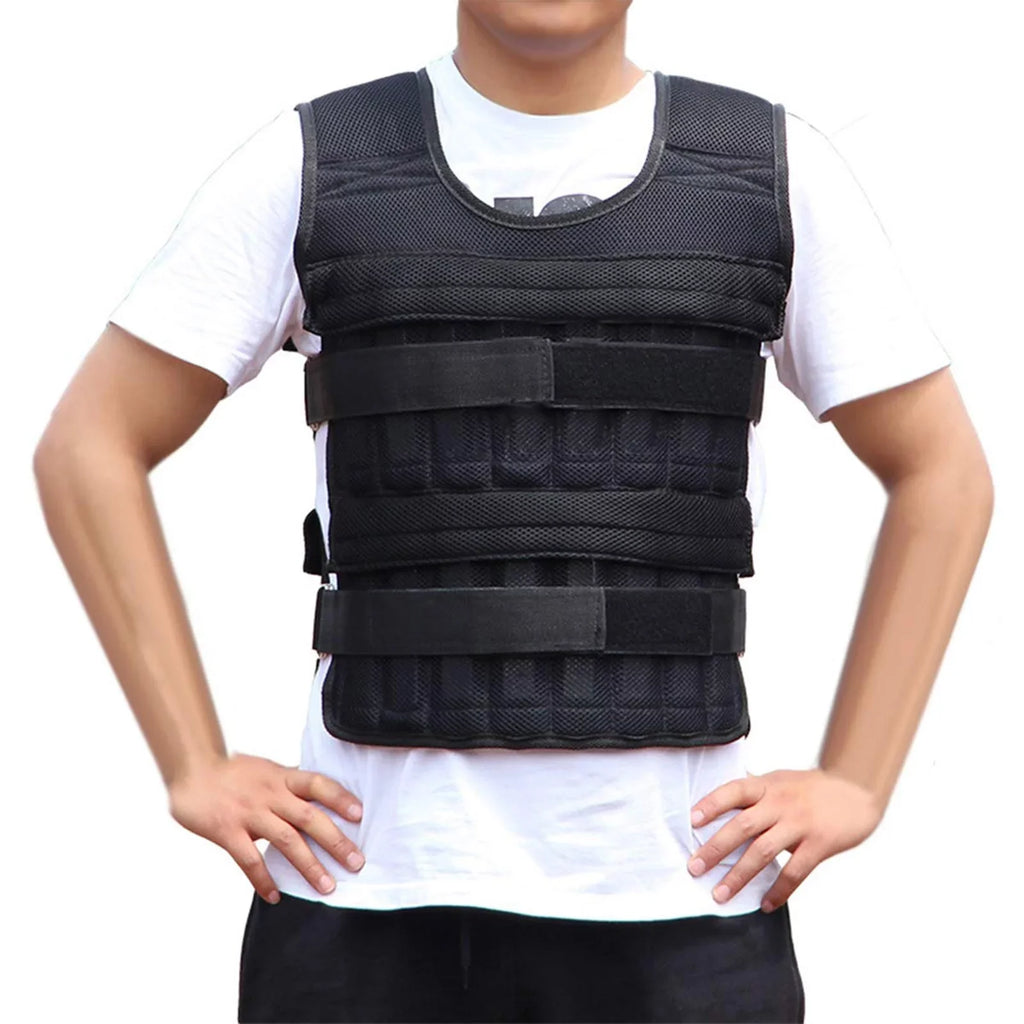 ZiSUGP Adjustable Weighted Vest Men Women Sport Weighted Vest Workout Equipment Body Weight Vest for Adult Exercise Strength Training Fitness ( Weight PLatitudees Not Included )