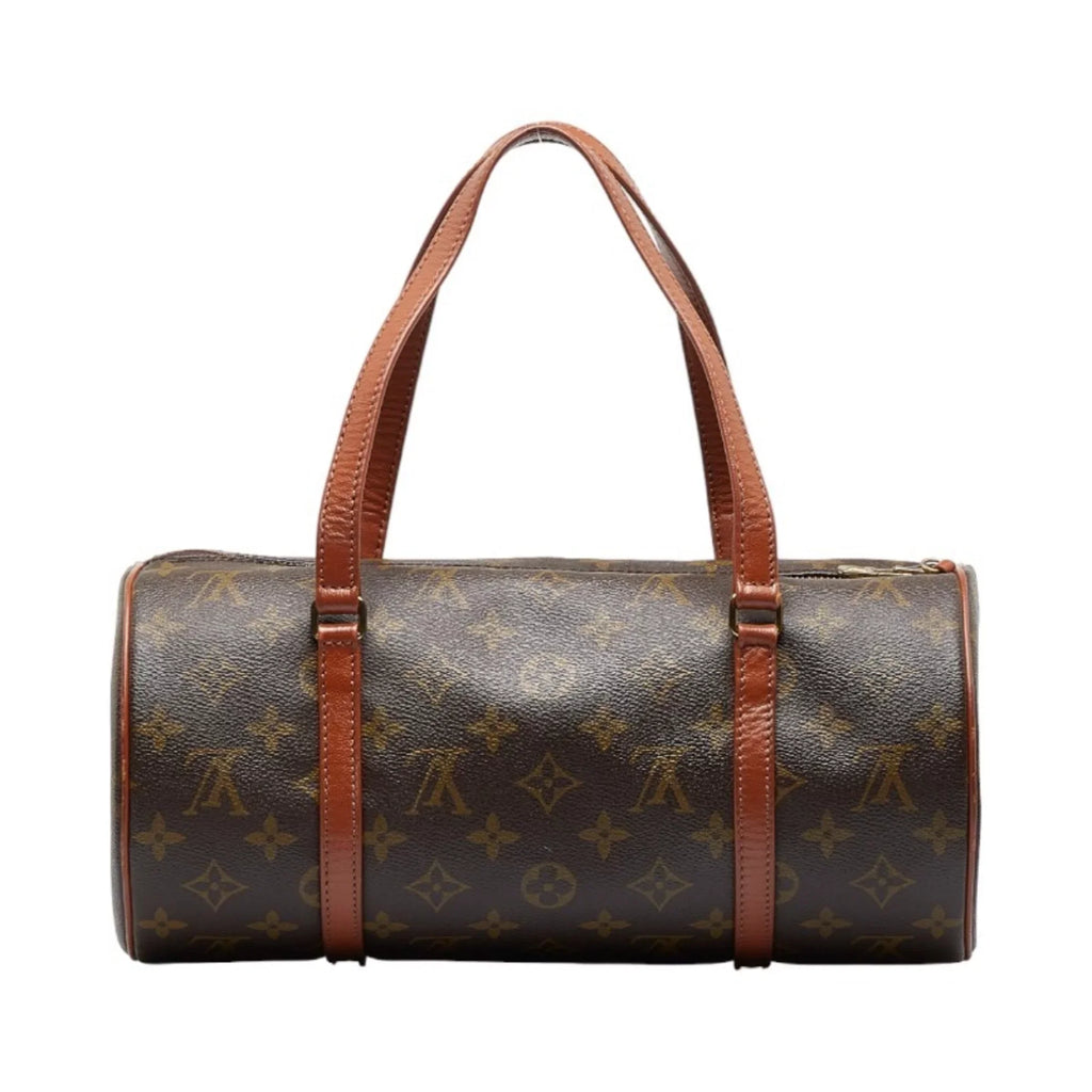 Pre-Owned Louis Vuitton Monogram Papillon 30 (Old) Handbag M51385 Brown PVC Leather Ladies LOUIS VUITTON (Good)