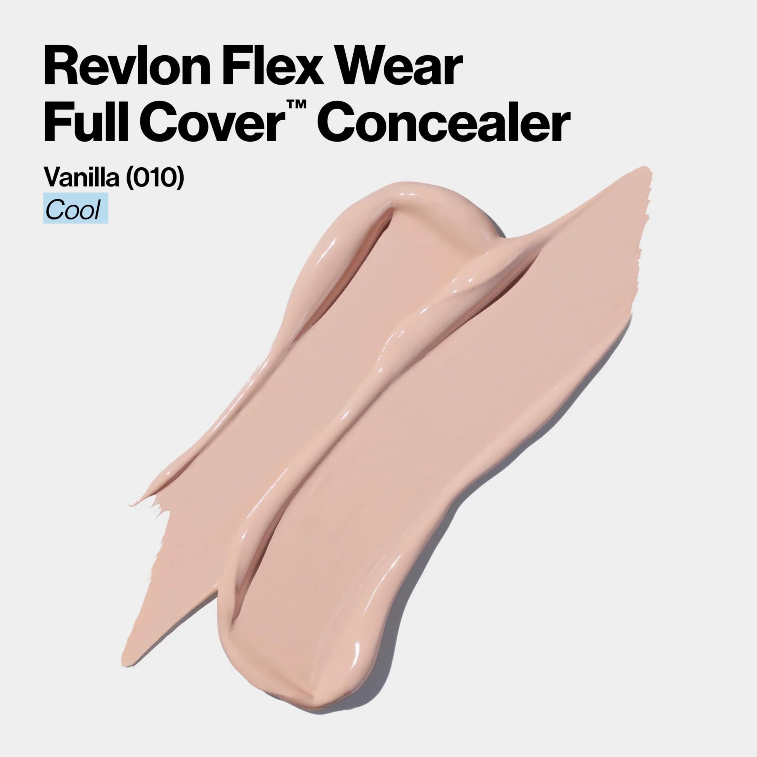 Revlon Colorstay Flex Wear, Full Cover Non-Creasing Concealer, Infpre-owned With Hyaluronic Acid & Vitamin E, Flexible Longwear, 010 Vanilla, 0.34 Fl Oz.