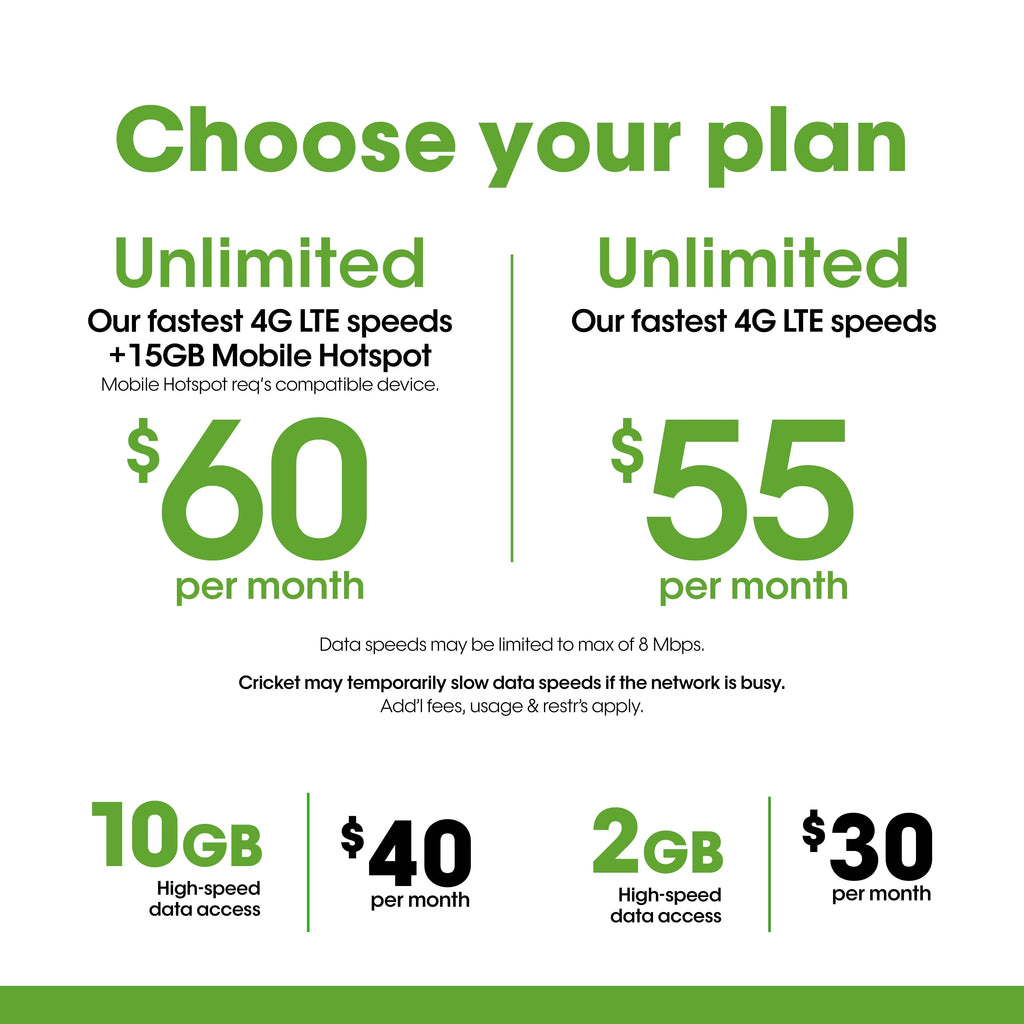 Cricket Wireless $70 e-PIN Top Up (Email Delivery)