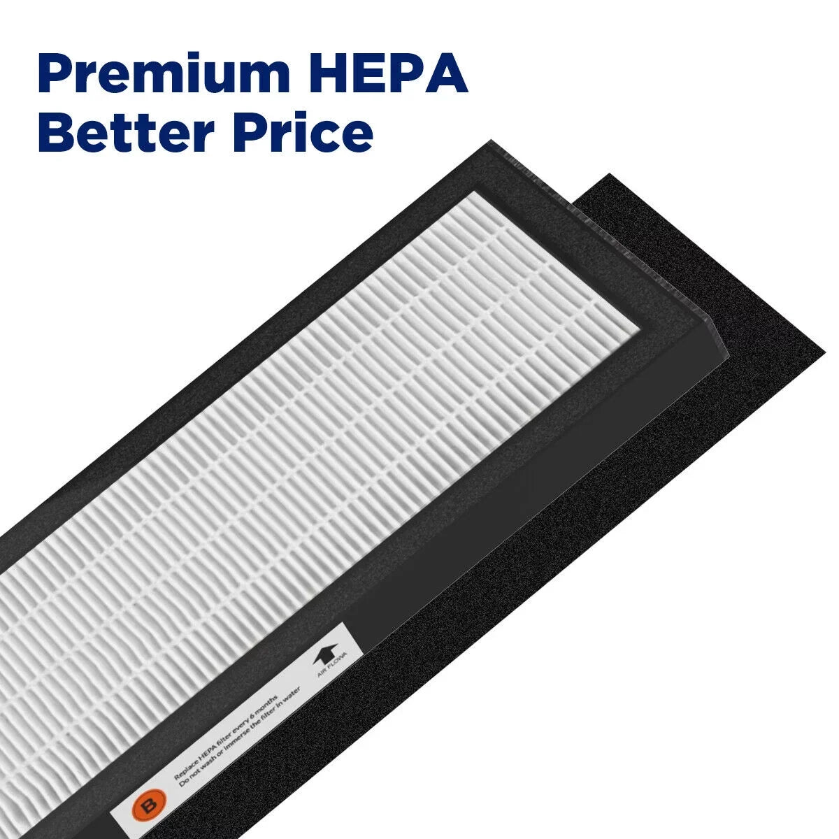 SimPure Filter B For GermGuardian Germ Guardian HEPA FLT4825 FLT-4800 FLT 4800, 4 Pack