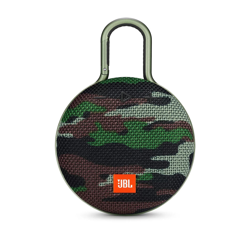 Open Box JBL Clip 3 Camouflage Portable Bluetooth Speaker