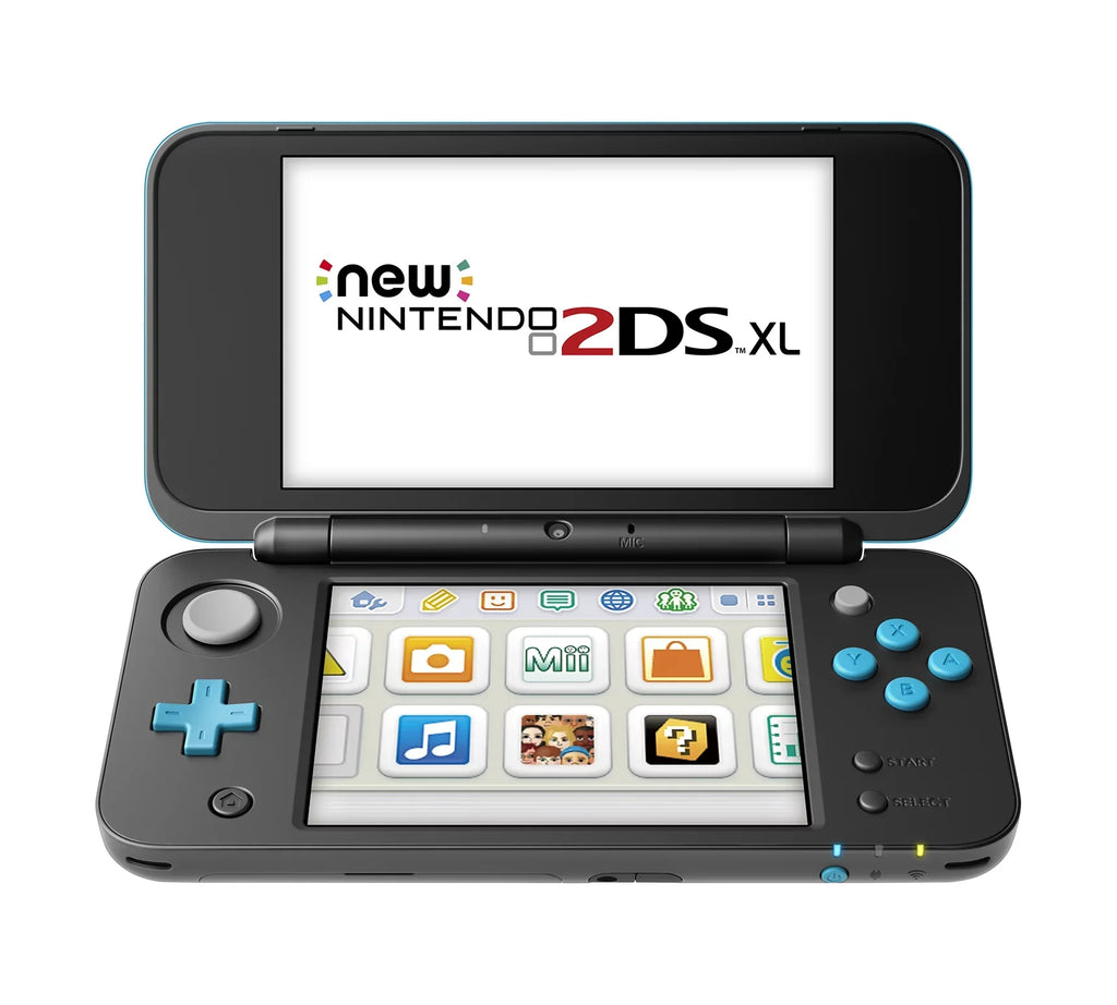 Nintendo 2DS XL System w/ Mario Kart 7 Pre-installed, Black & Turquoise