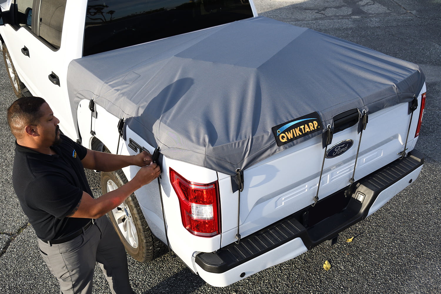 Qwiktarp Inc Truck Bed Cover: 2018 - 2023 Short Bed Chevy Colorado, GMC Canyon, Toyota Tacoma, Ford Ranger