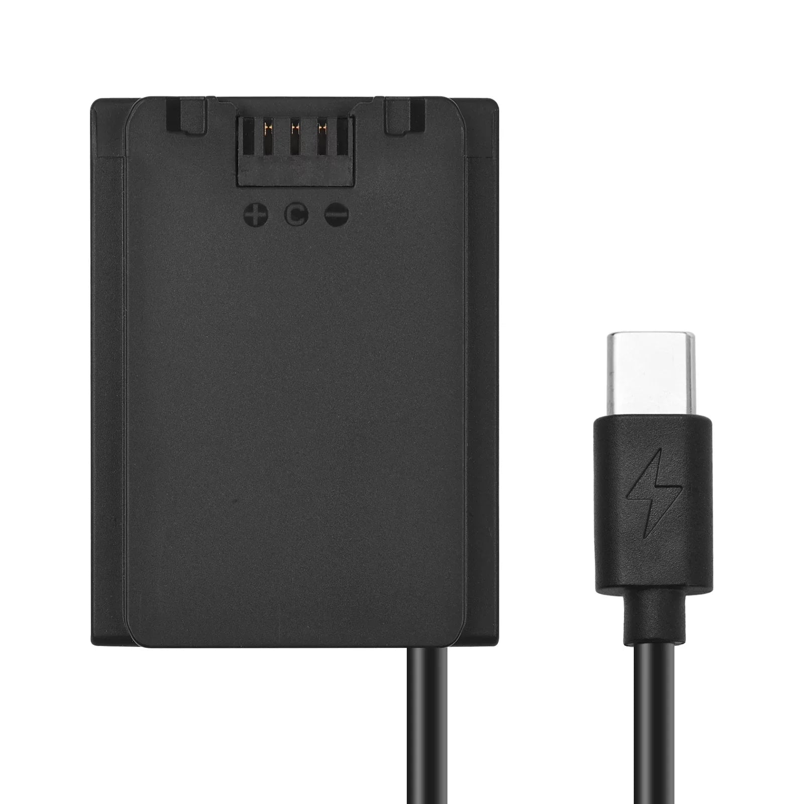 Andoer Adapter,Cable A6600 A7C A7RIV A9 A9II USB-C Coupler Adapter Type-C Power Cable A7III A7SIII A7RIII Adapter USB Type-C Power Cable A6600 NP-FZ100 Dummy Battery A6600 A7C A7III USB Type-C Power
