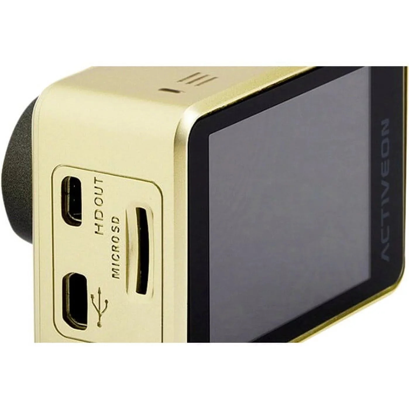 ACTIVEON Digital Camcorder, 2" LCD Touchdisplay, CMOS, Full HD, Gold
