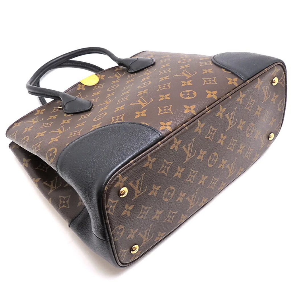 Pre-Owned Louis Vuitton Flandrin Ladies Handbag M41595 Monogram Macassar Brown (Good)