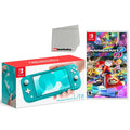 Nintendo Switch Lite 32GB Handheld Video Game Console in Turquoise with Mario Kart 8 Deluxe Game Bundle