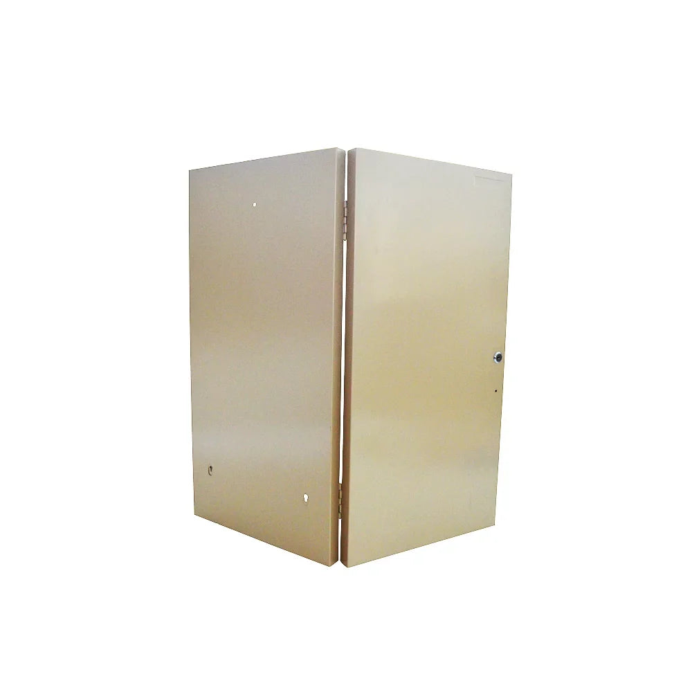 EQCOTWEA Key Cabinet 100 Hooks Lock Box Wall Mount Key Organizer Beige