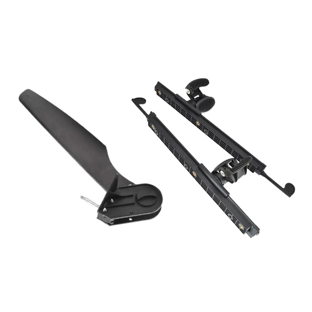 AMLESO Kayak Rudder Kayak Foot Pegs Boat Tail Watercraft Rudder with Foot Brace Pedals for Fishing Boat Canoeing Marine Accessories