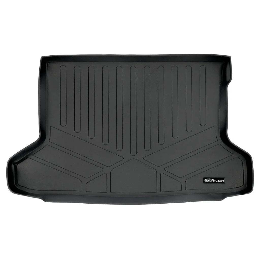 SMARTLINER All Weather Custom Fit Cargo Trunk Liner Floor Mat Black Compatible With 2016-2022 Honda HR-V