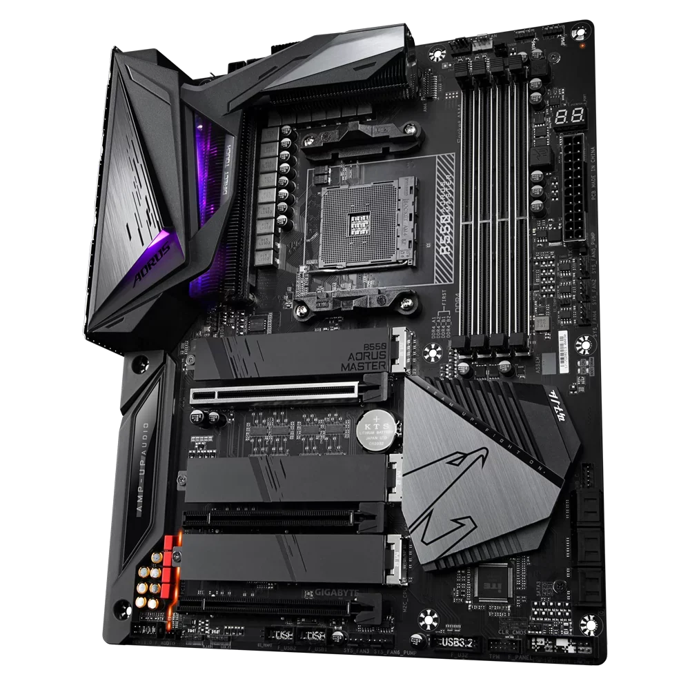 GIGABYTE AMD B550 AORUS Motherboard with Direct 16 Phases Digital VRM