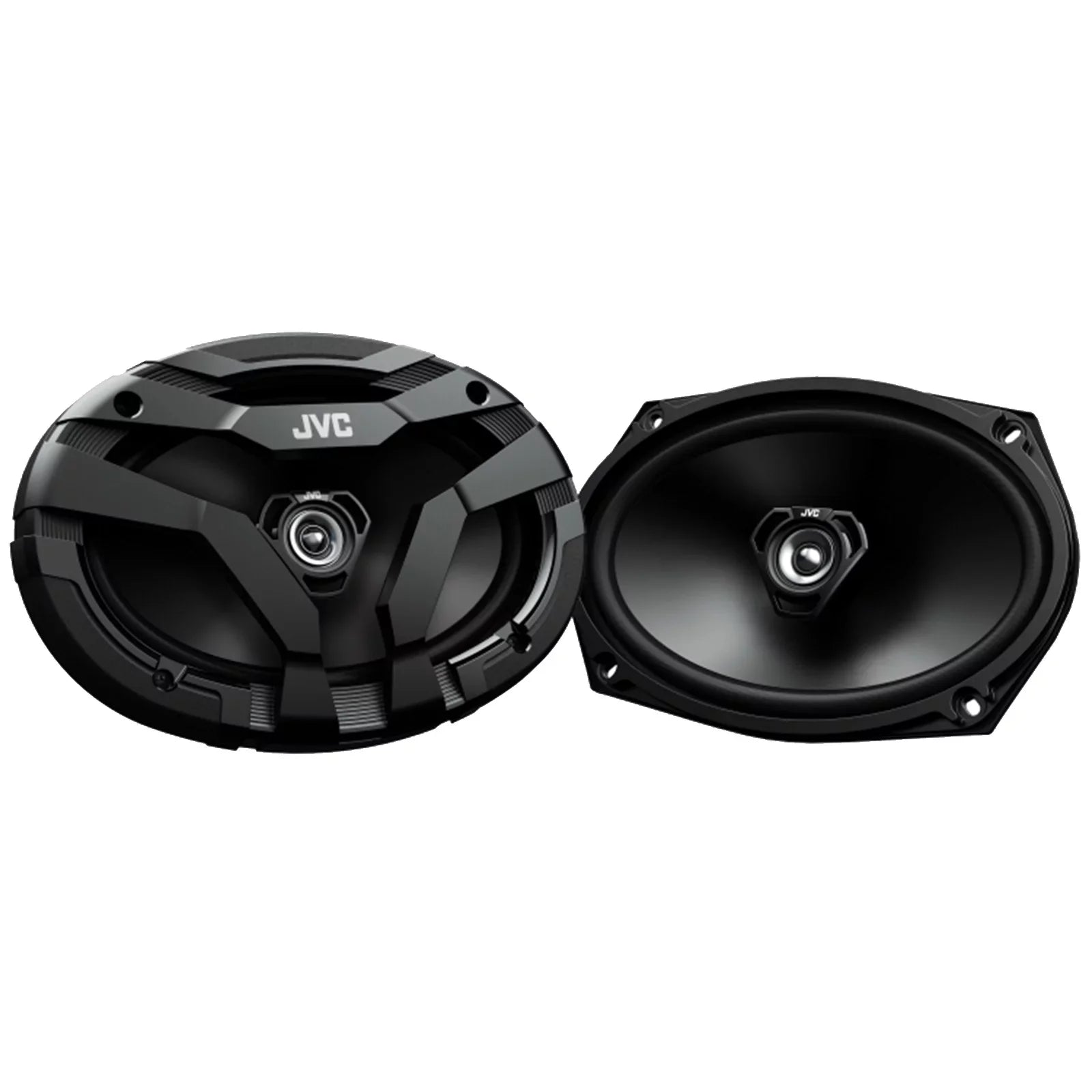 JVC KW-V960BW Double DIN AM/FM Radio Dual USB Bluetooth CD/DVD Player Car Receiver Bundle Combo with 2x 6.5" 2-Way Coaxial 300W Car Audio Speakers, 2x 6x9" 400W Vehicle Speakers, 16G Speaker Wire